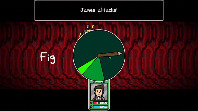 A gif showcasing the combat of the game